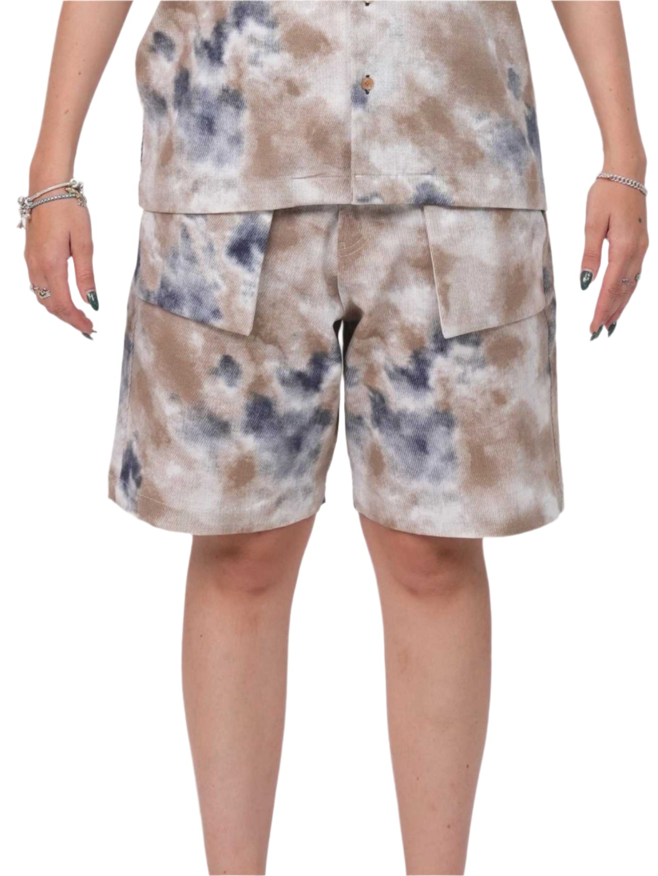 MARBLEWAVE SHORT WOMEN | CASUAL SHORTS | EVERYDAY WEAR | TIE DYE | JANTAKUMARI