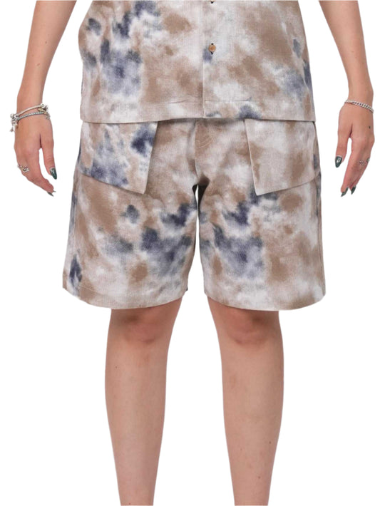 MARBLEWAVE SHORT WOMEN | CASUAL SHORTS | EVERYDAY WEAR | TIE DYE | JANTAKUMARI