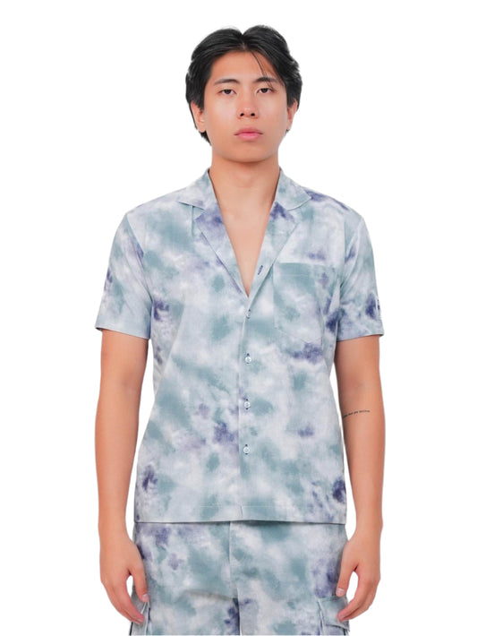 MARBLE TIE DYE CAMP SHIRT MEN | CAMP SHIRT| DAILY WEAR | JANTAKUMARI
