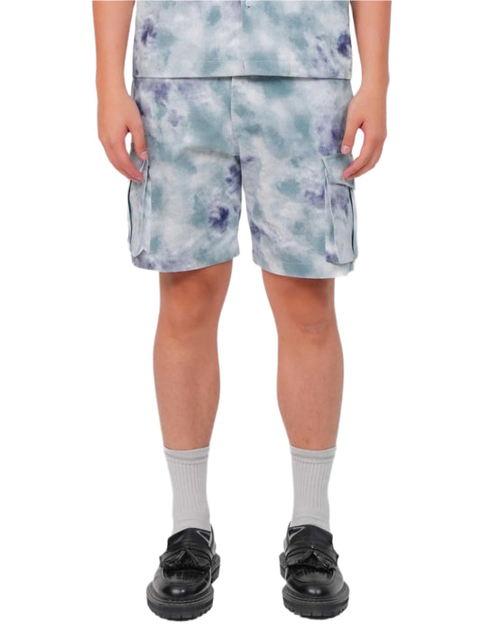 MARBLE TIE DYE CARGO SHORTS MEN | CASUAL SHORTS | DAILY WEAR | JANTAKUMARI