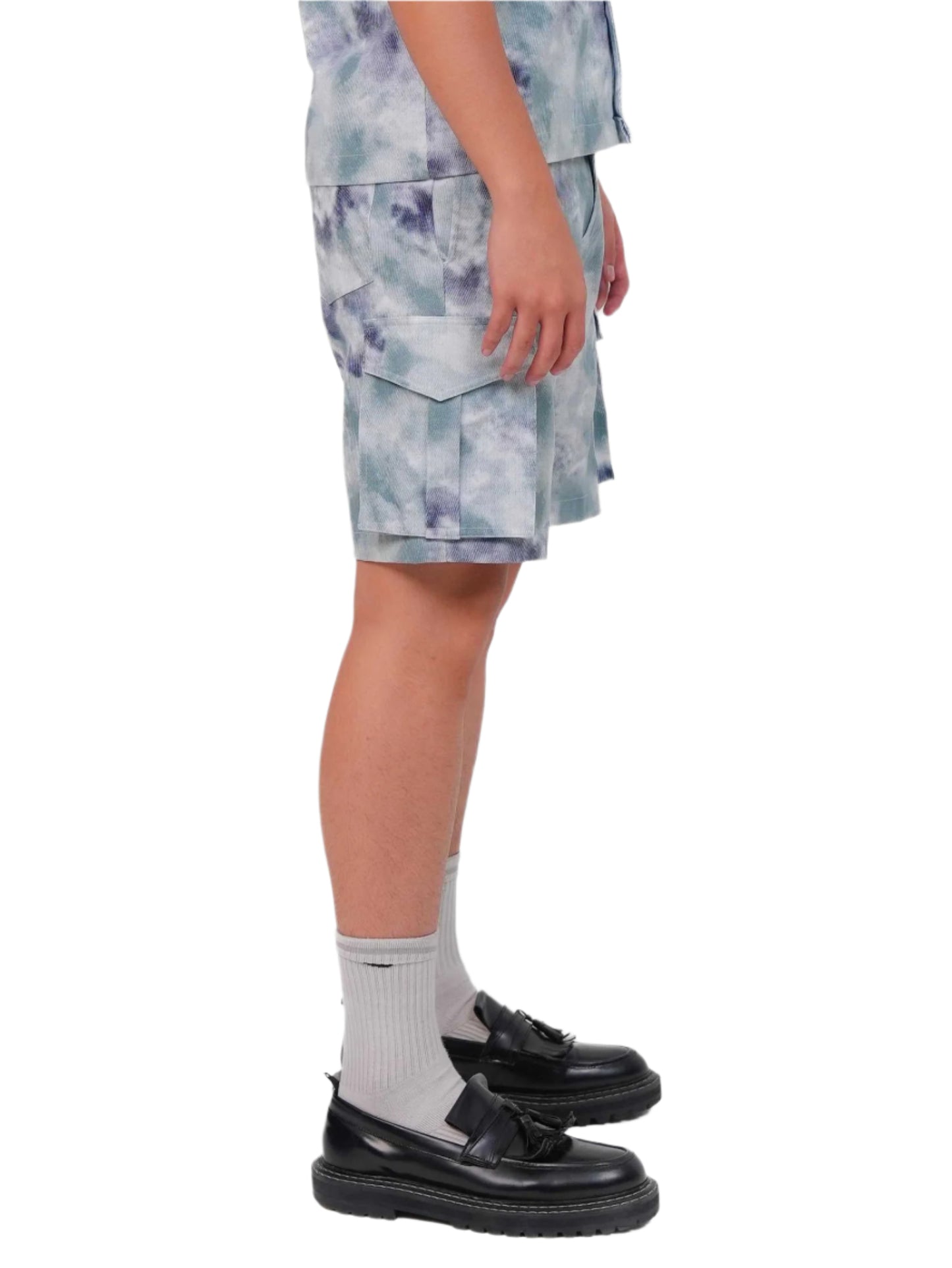MARBLE TIE DYE CARGO SHORTS MEN | CASUAL SHORTS | DAILY WEAR | JANTAKUMARI