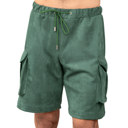 OLIVE GREEN CARGO SHORT - Janta Kumari 
