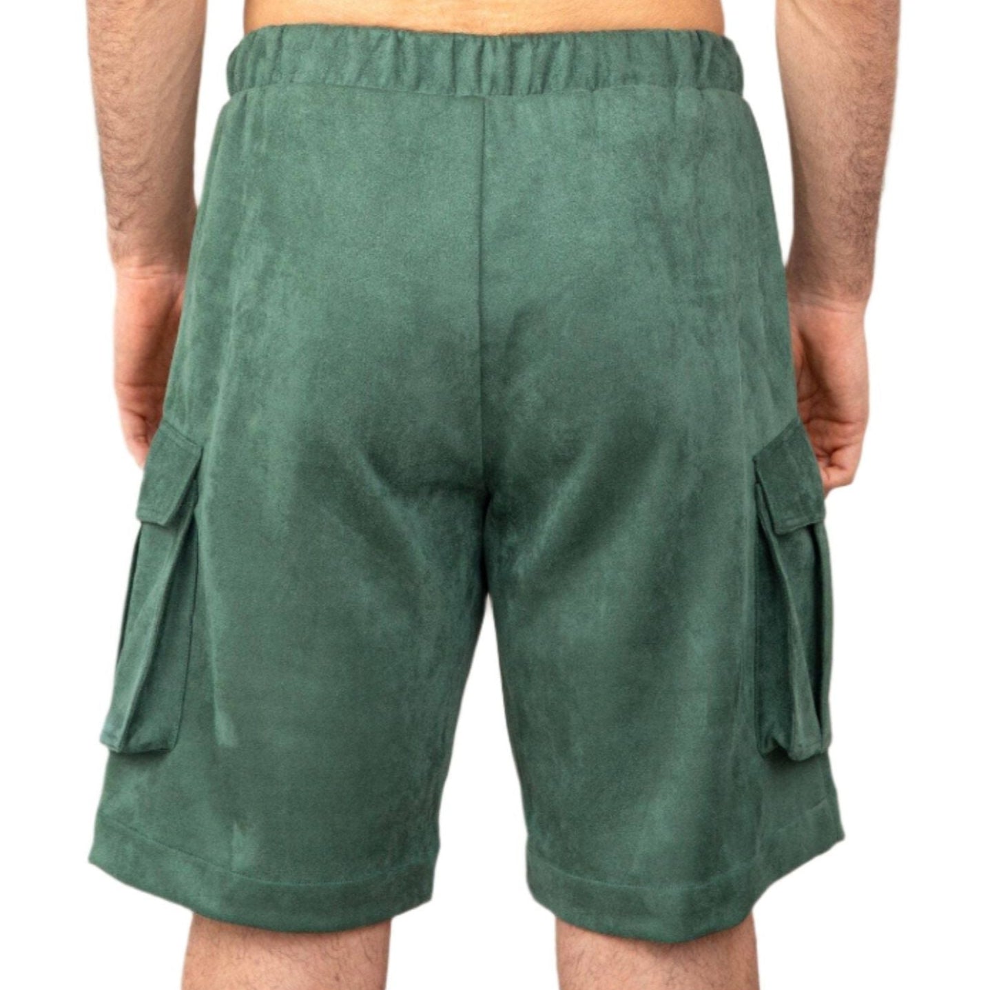 OLIVE GREEN CARGO SHORT - Janta Kumari 