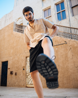 High Waist Pleated Shorts | Unisex Pleated Shorts | Janta Kumari