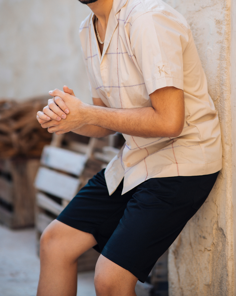 High Waist Pleated Shorts | Unisex Pleated Shorts | Janta Kumari