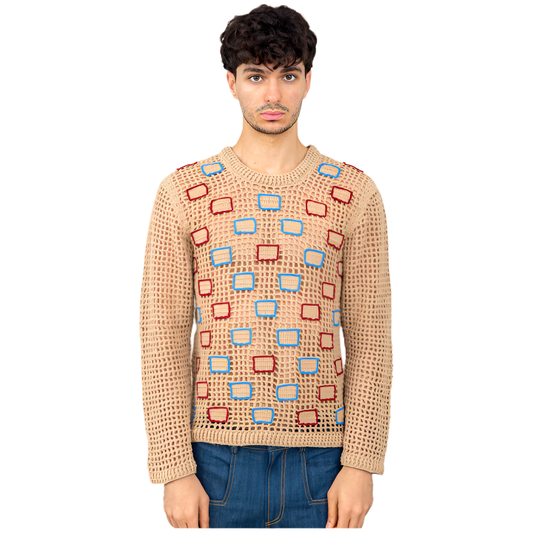 Crochet Pullover Sweater | Sunset Crochet Pullover | Janta Kumari