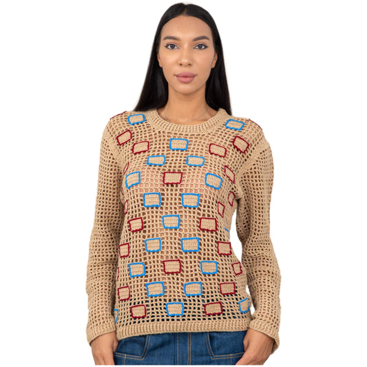 SUNSET CROCHET PULLOVER WOMEN - Janta Kumari 
