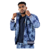 TIE DYE DENIM JACKET MEN