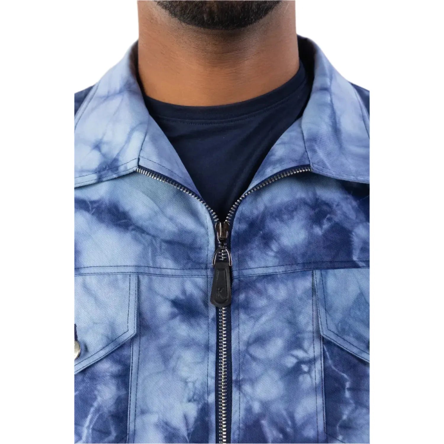TIE DYE DENIM JACKET MEN - Janta Kumari 