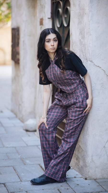 Women's Tartan Trousers | Tartan Pleated Trousers | Janta Kumari