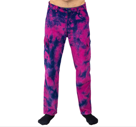 TIE DYE CORDUROY PANTS - Janta Kumari 