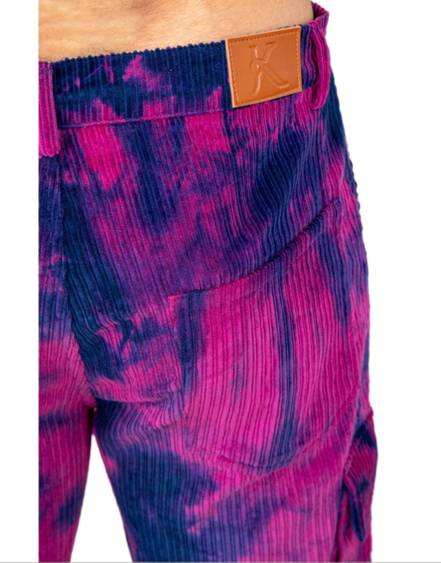 TIE DYE CORDUROY PANTS - Janta Kumari 