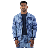 TIE DYE DENIM JACKET MEN