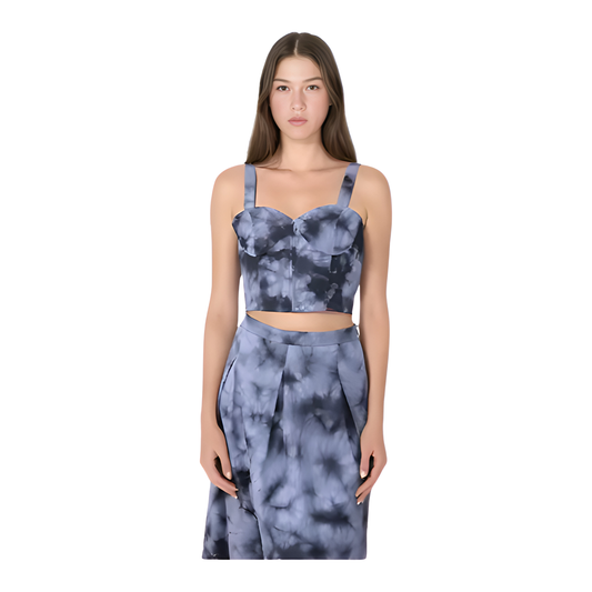 TIE DYE STRIPE CORSET - Janta Kumari 
