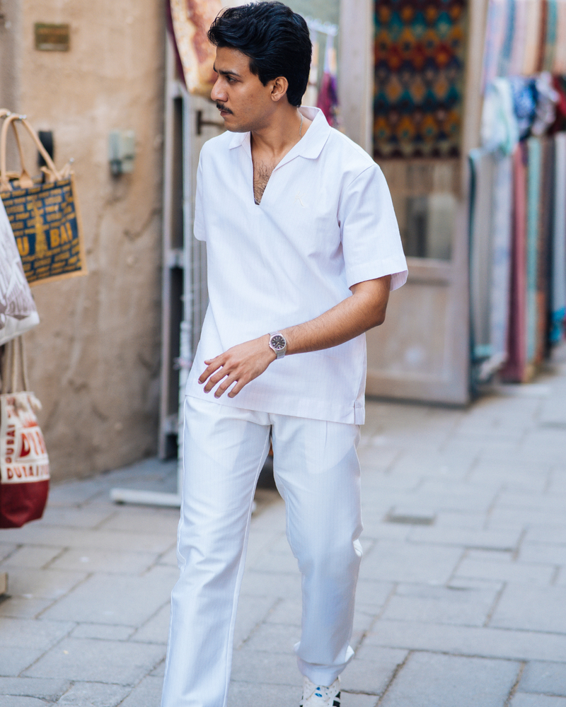 White Polo Shirts | Cross Polo Shirt | Janta Kumari