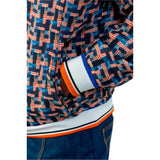 WEAVE PRINT BOMBER JACKET MEN