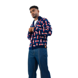 WOVEN CROCHET JACKET MEN