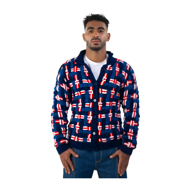 WOVEN CROCHET JACKET MEN