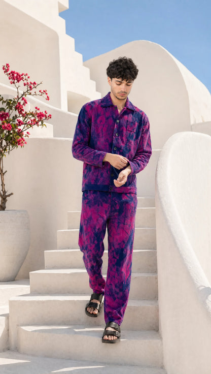 TIE DYE CORDUROY JACKET MEN