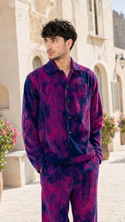 TIE DYE CORDUROY JACKET MEN