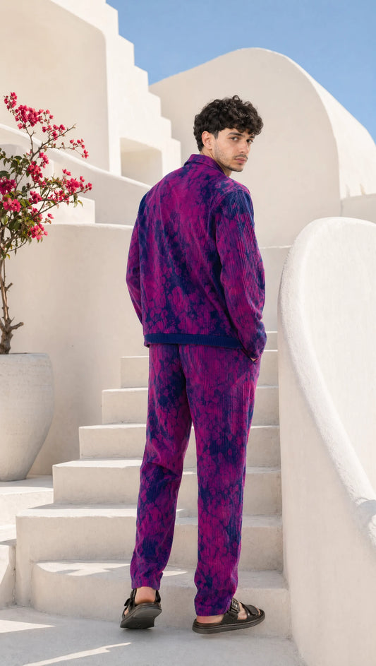 TIE DYE CORDUROY JACKET MEN