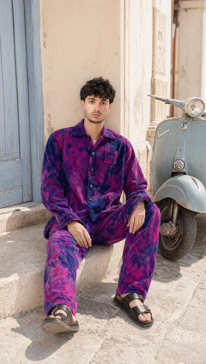 TIE DYE CORDUROY JACKET MEN