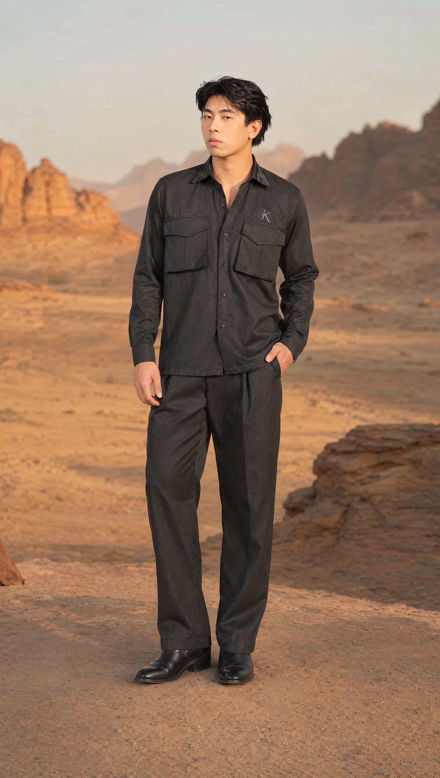 SLATE CARGO SHIRT