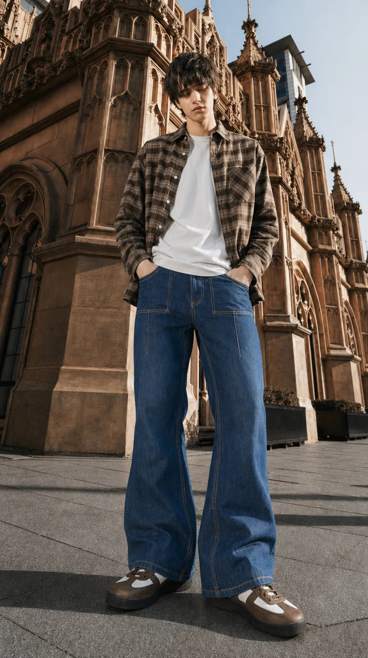 FLARE 90's DENIM JEANS MEN