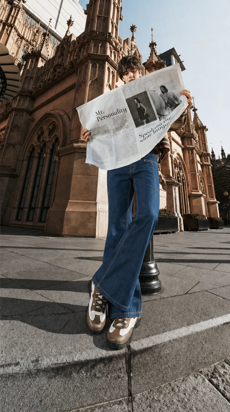 FLARE 90's DENIM JEANS MEN